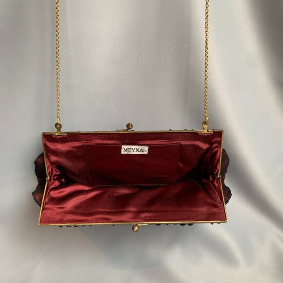 Moyna New York Vintage Style Beaded Evening Clutch - Picture 3 of 11
